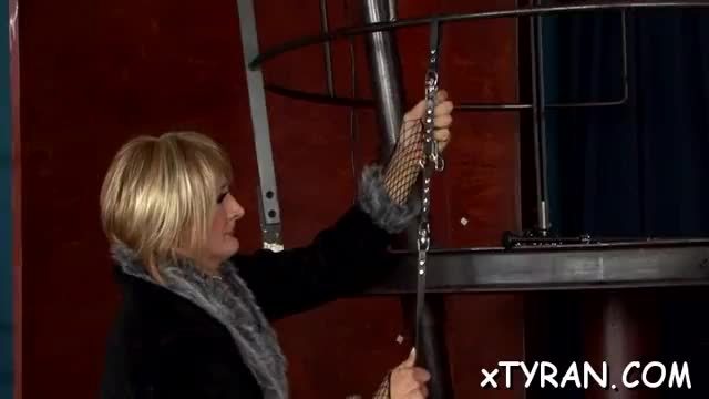 Real stunner gets ass spanked and wet crack licked by dominatrix