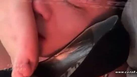 Sexy female fancying adorable leg love